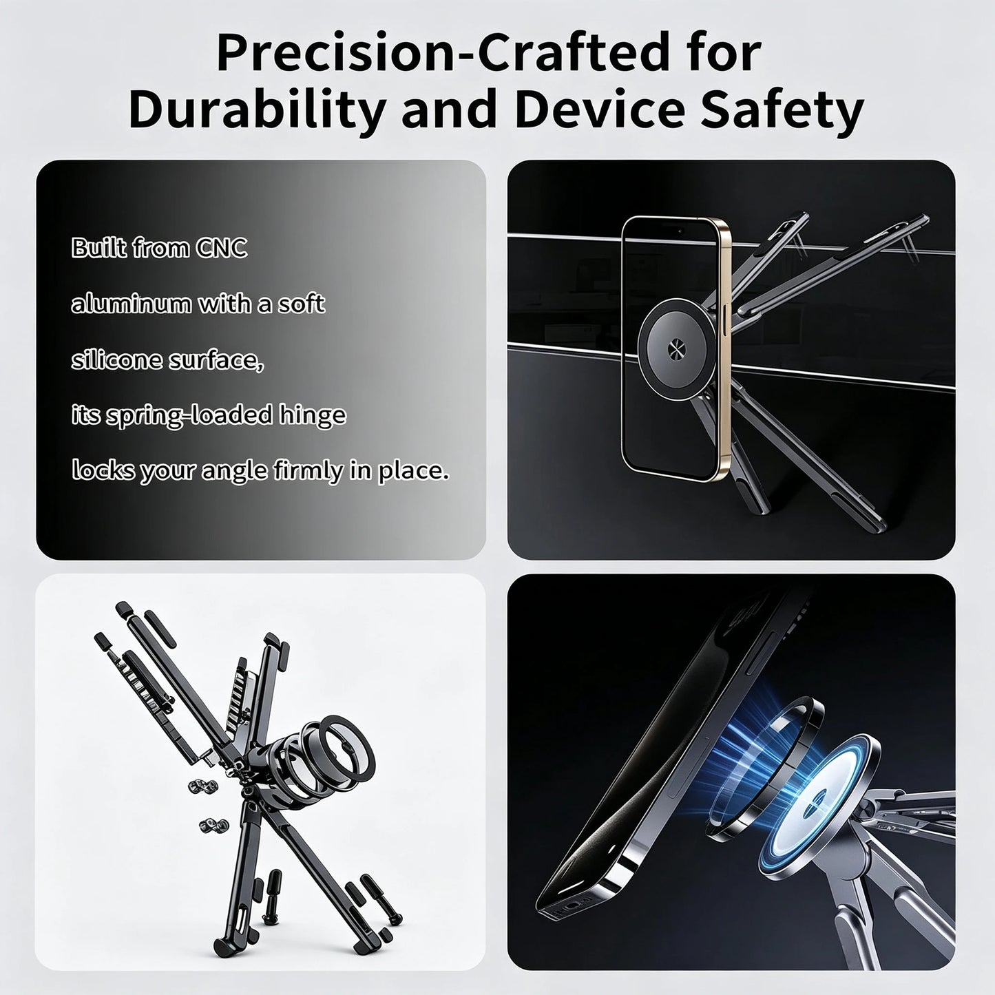 Multi-Functional Notebook Three-In-One Stand Versatile Adjustable Laptop Holder Desk Organizer