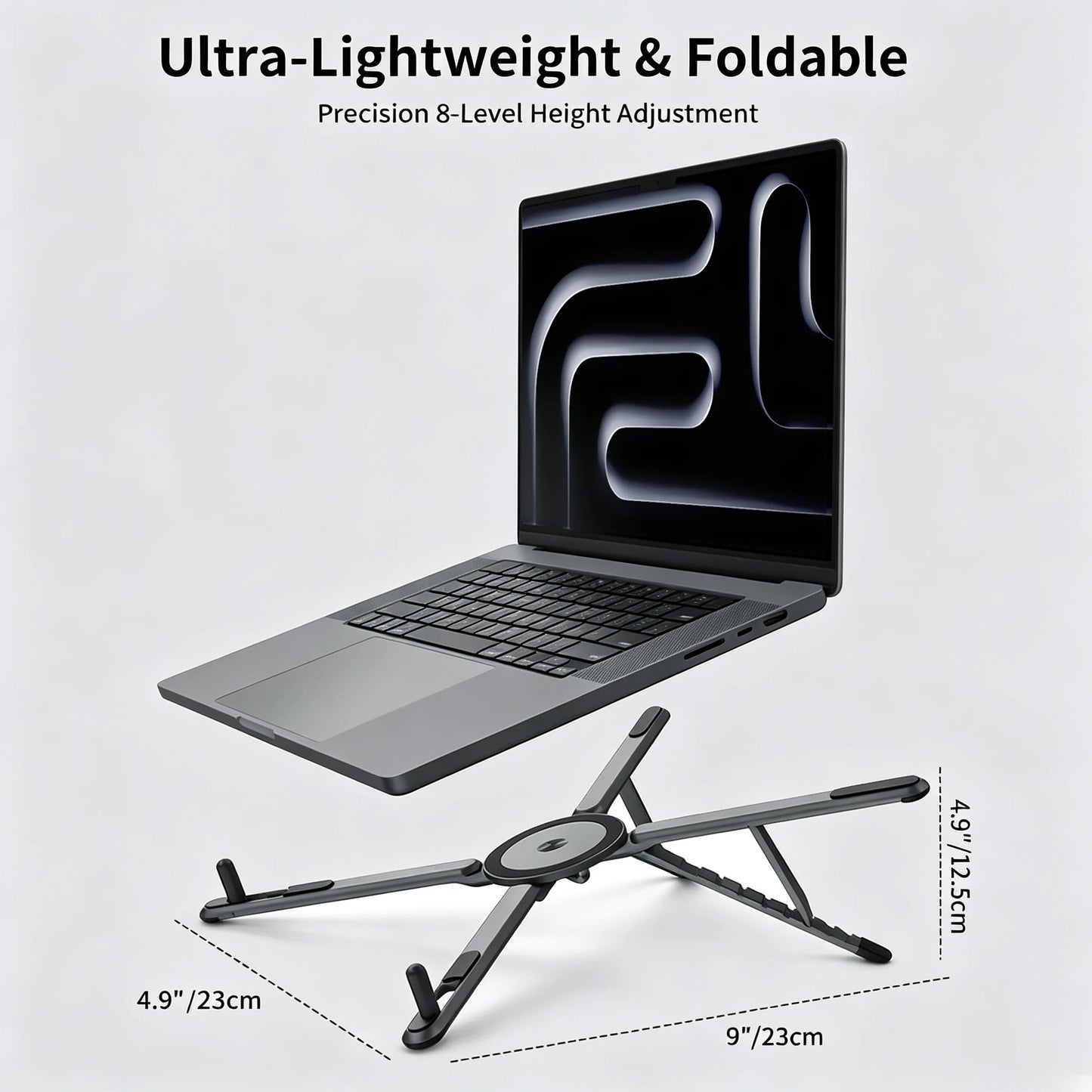 Multi-Functional Notebook Three-In-One Stand Versatile Adjustable Laptop Holder Desk Organizer