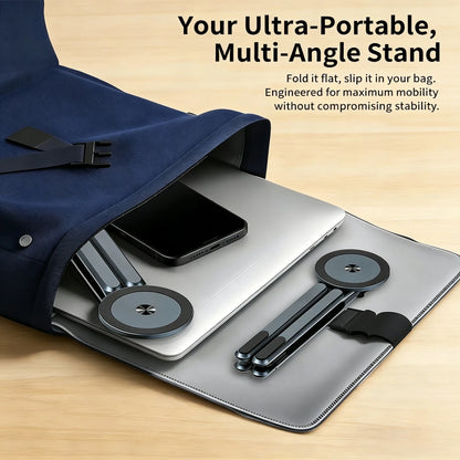 Multi-Functional Notebook Three-In-One Stand Versatile Adjustable Laptop Holder Desk Organizer